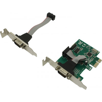 Контроллер ORIENT XWT-PE2SLP OEM PCI-Ex1, 2xCOM9M, Low ProfilePCI USB 2.0 (4+1)port VIA6212