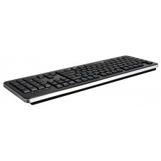 Клавиатура Оклик 870S черный USB беспроводная slim Multimedia
