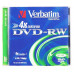 Диск DVD-RW Verbatim 4.7Gb 4x Jewel case (1шт) 
