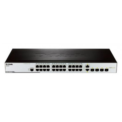 Коммутатор D-Link DES-3200-28/C1A 24x100Мбит/с 2xКомбо(1000BASE-T/SFP) 2SFP управляемый