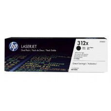 Картридж лазерный HP 312X CF380XD черный x2упак. (8800стр.) для HP CLJ Pro M476