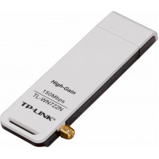 Сетевой адаптер WiFi TP-Link TL-WN722N N150 USB 2.0 (ант.внеш.съем) 1ант.