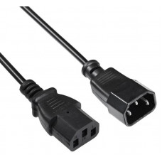 Кабель-удлинитель Buro AN23-1008-5 IEC C13 IEC C14 5м черный
