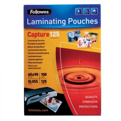 Пленка для ламинирования Fellowes 125мкм Key Card (100шт) глянцевая 64x95мм CRC53067 (FS-53067)