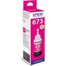 Картридж струйный Epson T6733 C13T67334A пурпурный (1900стр.) (70мл) для Epson L800