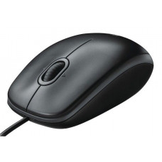 Проводная оптическая мышь Logitech Optical Mouse B100 Black USB OEM