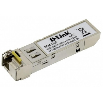 Модуль D-Link DEM-302S-BXD 1-port mini-GBIC 1000Base-BX SMF WDM (Bi-Directional)