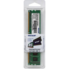 Модуль памяти DDR3 4Gb 1333MHz Patriot PSD34G133381 RTL PC3-10600 CL9 DIMM 240-pin 1.5В single rank