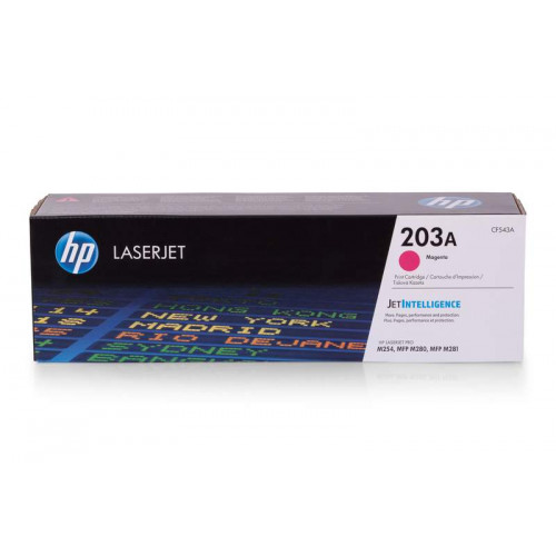 Картридж лазерный HP 203A CF543A пурпурный (1300стр.) для HP M254/280/281