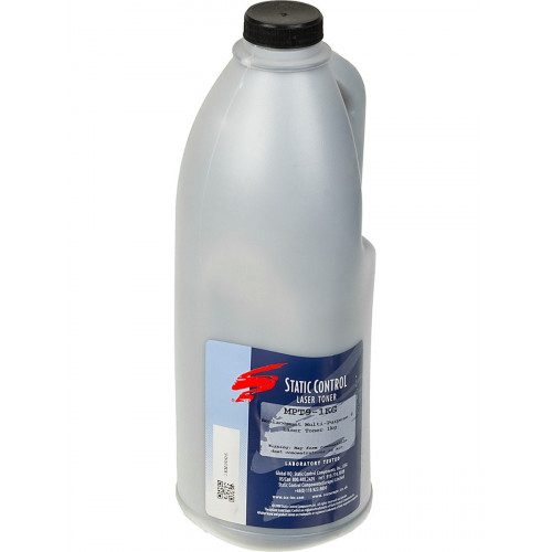Тонер Static Control MPT9-1KG черный флакон 1000гр. для принтера HP LJ Pro PM401/ P2055/P3005/P3015