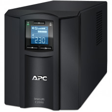 Источник бесперебойного питания APC Smart-UPS C SMC2000I 1300Вт 2000ВА черный