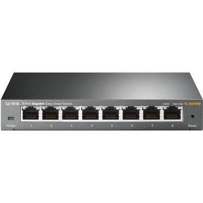 Коммутатор TP-Link TL-SG108E (L2) 8x1Гбит/с управляемый