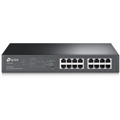 Коммутатор TP-Link TL-SG1016PE (L2) 16x1Гбит/с 8PoE+ 110W управляемый Коммутатор TP-Link TL-SG1016PE (L2) 16x1Гбит/с 8PoE+ 110W управляемый