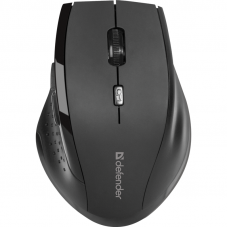 Мышь Defender Accura MM-365 черный оптическая 1600dpi беспров. USB 5but (52365)