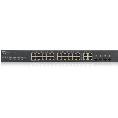 Коммутатор Zyxel GS1920-24V2-EU0101F (L2) 24x1Гбит/с 4xКомбо(1000BASE-T/SFP) управляемый