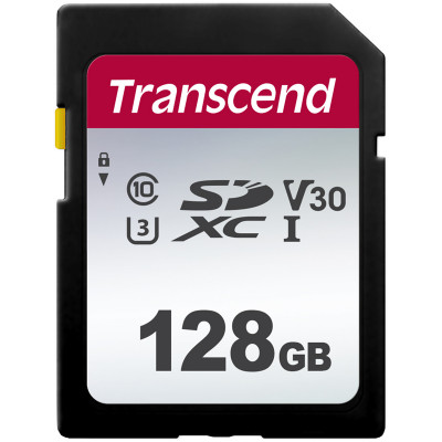 Флеш карта SDXC 128GB Transcend TS128GSDC300S w/o adapter