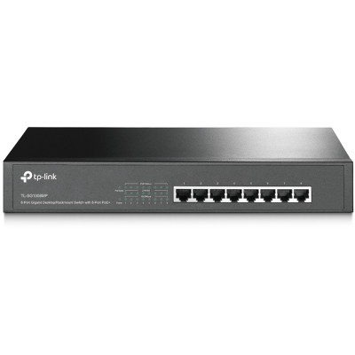 Коммутатор TP-Link TL-SG1008MP (L2) 8x1Гбит/с 8PoE+ 126W неуправляемый