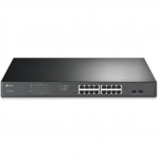 Коммутатор TP-Link TL-SG1218MPE (L2) 18x1Гбит/с 2xКомбо(1000BASE-T/SFP) 16PoE+ 192W управляемый