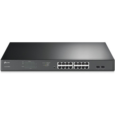 Коммутатор TP-Link TL-SG1218MPE (L2) 18x1Гбит/с 2xКомбо(1000BASE-T/SFP) 16PoE+ 192W управляемый