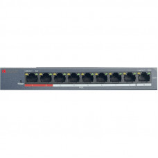 Коммутатор HiWatch DS-S908P(B) 9x100Мбит/с 8PoE 60W неуправляемый