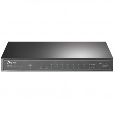 Коммутатор TP-Link TL-SG1210P (L2) 9x1Гбит/с 1SFP 8PoE+ 63W неуправляемый
