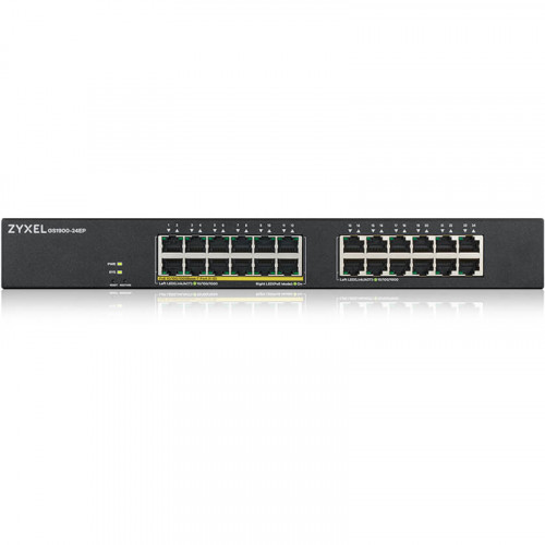 Коммутатор Zyxel GS1900-24EP-EU0101F (L2) 24x1Гбит/с 12PoE+ 130W управляемый