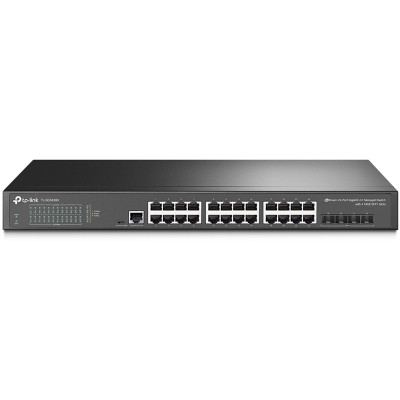 Коммутатор TP-Link SG3428X (L2+) 24x1Гбит/с 4SFP+ управляемый