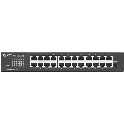 Коммутатор Zyxel GS1100-24E-EU0103F (L2) 24x1Гбит/с неуправляемый