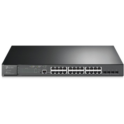Коммутатор TP-Link SG3428MP (L2+) 24x1Гбит/с 4SFP 24PoE+ 384W управляемый Коммутатор TP-Link SG3428MP (L2+) 24x1Гбит/с 4SFP 24PoE+ 384W управляемый