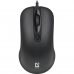 Мышь Defender MB-230 черный оптическая 1600dpi USB 2but (52231)
