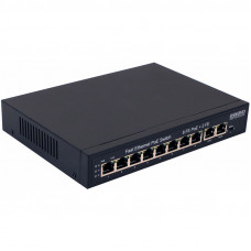 Коммутатор Osnovo SW-21000(120W) (L2) 10x100Мбит/с 8PoE 120W неуправляемый
