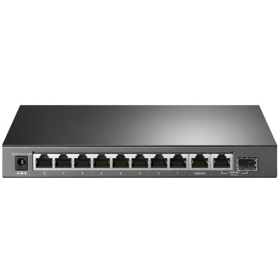 Коммутатор TP-Link TL-SG1210MP 9x1Гбит/с 1xКомбо(1000BASE-T/SFP) 8PoE+ 123W неуправляемый