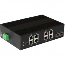 Коммутатор Osnovo SW-60802/IC 8x100Мбит/с 2SFP 8PoE 200W неуправляемый