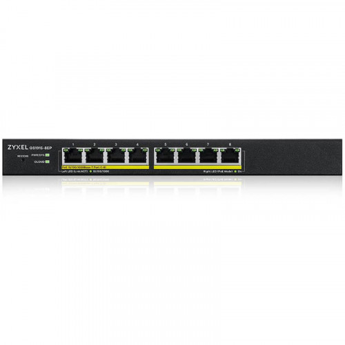 Коммутатор Zyxel GS1915-8EP-EU0101F (L2) 8x1Гбит/с 8PoE+ 60W управляемый