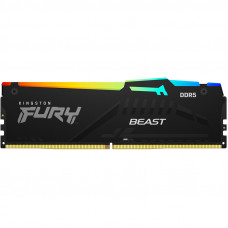 Память DDR5 8GB 5600MHz Kingston KF556C40BBA-8 Fury Beast RGB RTL Gaming PC5-44800 CL40 DIMM 288-pin 1.25В single rank с радиатором Ret