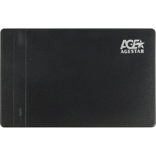 Внешний корпус для HDD AgeStar 3UB2P2 SATA III пластик черный 2.5"