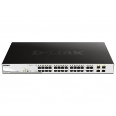 Коммутатор D-Link DGS-1210-28P/F DGS-1210-28P/F5A 24x1Гбит/с 4xКомбо(1000BASE-T/SFP) 24PoE 193W управляемый