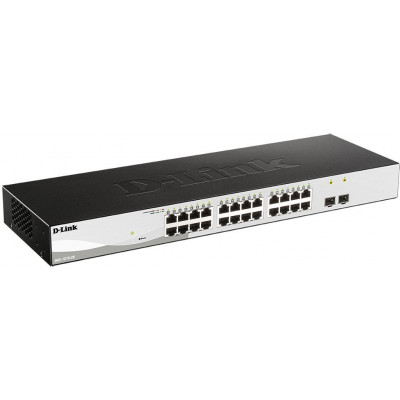 Коммутатор D-Link DGS-1210-26/F (L2) 24x1Гбит/с 2SFP управляемый