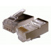 Коннектор Lanmaster (TWT-PL45/S-8P8C-6T) FTP кат.6 RJ45 прозрачный (упак.:100шт)