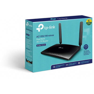 Роутер беспроводной TP-Link Archer MR400 AC1200 10/100BASE-TX черный