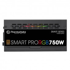 Блок питания Thermaltake ATX 750W SMART PRO RGB 80+ bronze (20+4pin) APFC 140mm fan color LED 9xSATA Cab Manag RTL