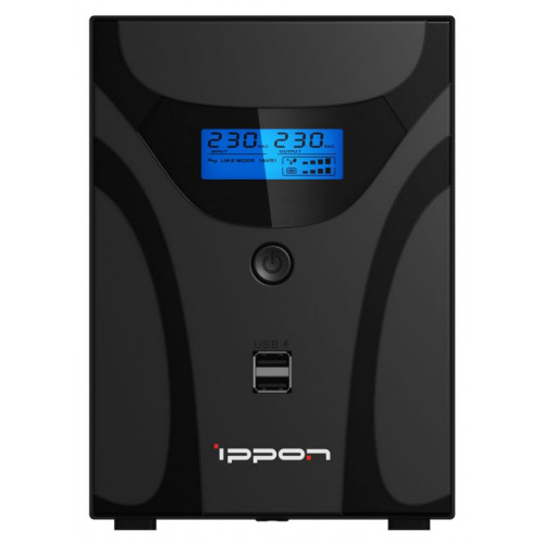 Источник бесперебойного питания Ippon Smart Power Pro II Euro 1600 960Вт 1600ВА черный