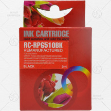 Картридж Canon PG-510 (Pixma MP230/270/480/499/MX320/420/IP2700) (15 мл/220 стр) (Dye) Black Китай (R)