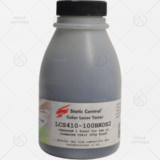 Тонер Lexmark СS/CX 310/410/510 (LCS410-100BKOS2), 100 гр, Static Control (оригинальная бут.) 