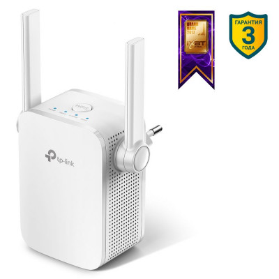 Повторитель беспроводного сигнала TP-Link RE205 AC750 10/100BASE-TX белый