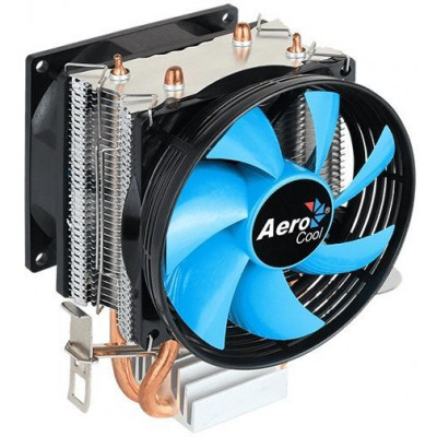 Устройство охлаждения(кулер) Aerocool Verkho 2 Dual Soc-AM4/AM3+/1150/1151/1200/2011 4-pin 15-25dB Al+Cu 120W 370gr Ret