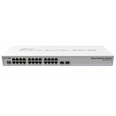 Коммутатор MikroTik CRS326-24G-2S+RM (L3) 24x1Гбит/с 2SFP+ управляемый