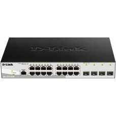 Коммутатор D-Link DGS-1210-20/ME/B1A 16x1Гбит/с 4SFP управляемый