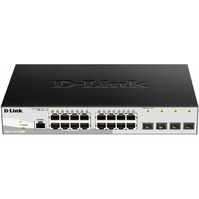 Коммутатор D-Link DGS-1210-20/ME/B1A 16x1Гбит/с 4SFP управляемый