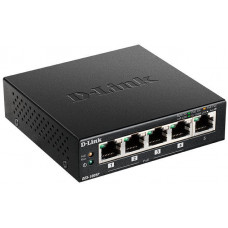 Коммутатор D-Link DES-1005P/B1A 5x100Мбит/с 4PoE 60W неуправляемый